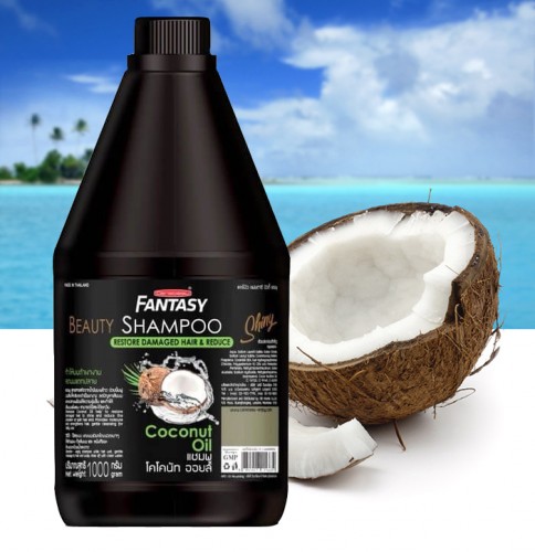 Шампунь для волос с кокосовым маслом Carebeau Fantasy, 1000 мл. Таиланд