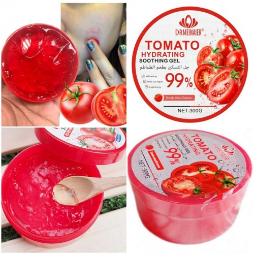 Увлажняющий гель для лица и тела томат Dr.Meinaier 99% Tomato gel, 300 гр.