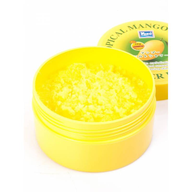 Солевой скраб для тела с Манго YOKO Tropical Mango Spa Salt, БАНКА 250гр. Таиланд