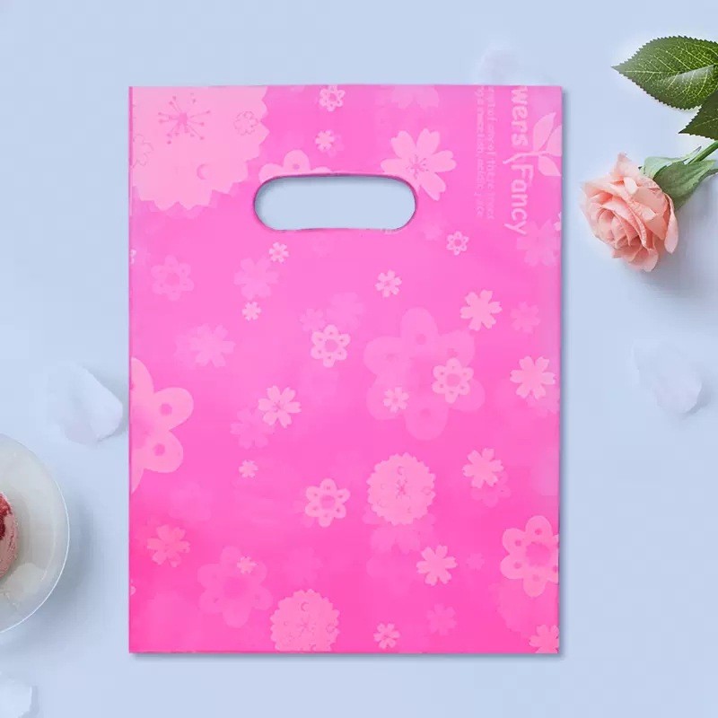 Пакет Розовый с цветами