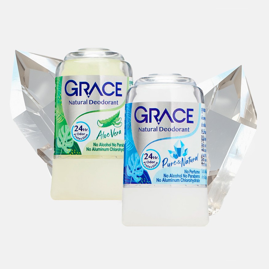 Дезодорант-кристалл природный Grace, 50 гр. Таиланд Дезодорант-кристалл природный Grace, 50 гр. Таиланд