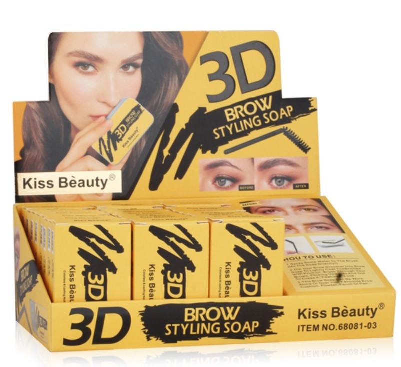 Фиксирующее мыло для укладки бровей Kiss Beauty Styling Soap, 10 гр.
