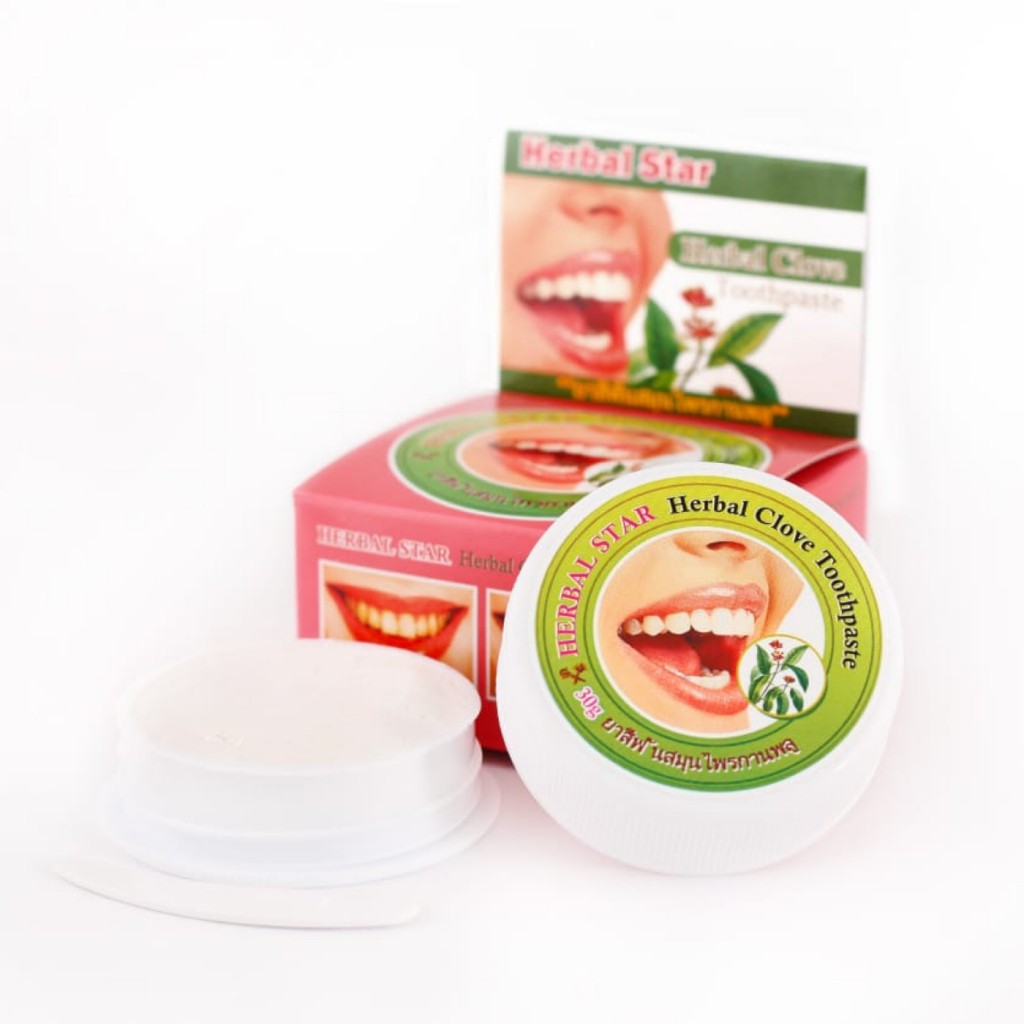 Травяная тайская зубная паста Herbal Star Herbal Clove Toothpaste, 30 гр.