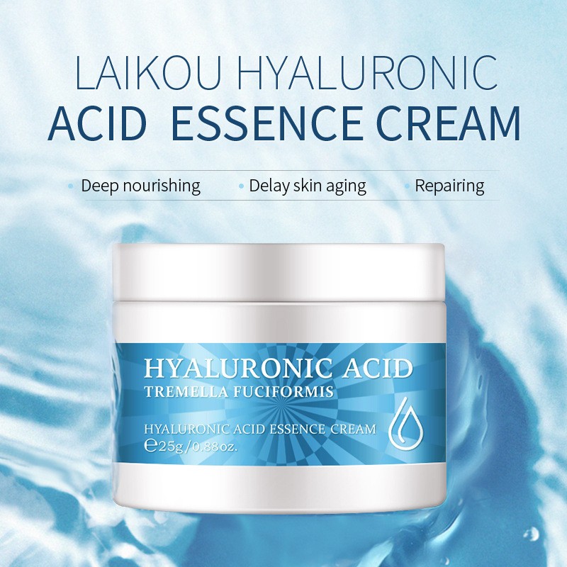 Увлажняющий крем для лица с гиалуроновой кислотой Laikou Hyaluronic Acid Essence Cream, 25 гр. 