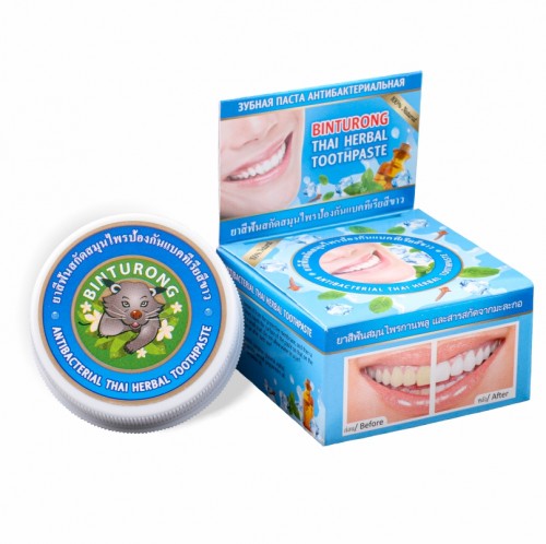 Тайская зубная паста антибактериальная Binturong, 33 гр. (ТАИЛАНД)