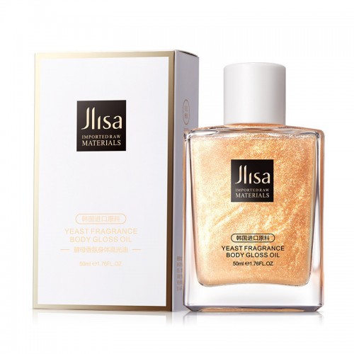 Мерцающее масло для тела Jlisa Yeast Fragrance Body Gloss Oil, 50 мл.