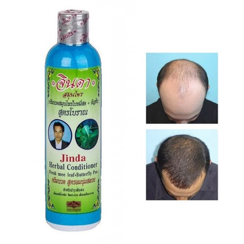 Травяной КОНДИЦИОНЕР-маска укрепляющий против выпадения и для роста волос Jinda Herbal, 250 мл. Таиланд
