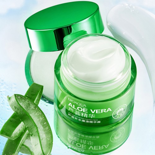 Крем для лица увлажняющий с соком Алоэ BioAqua Aloe Vera 92%, 50 гр.