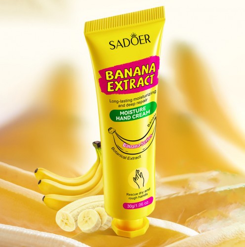 Крем для рук с бананом Sadoer Banana Extract, 30 гр.