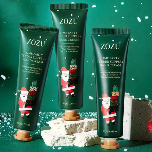 Крем для рук Новогодний ZOZU, 30 гр. ЗЕЛЕНЫЙ