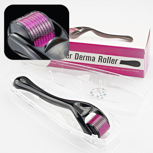 Мезороллер для лица, тела и кожи головы в футляре Derma Roller System 540 игл.