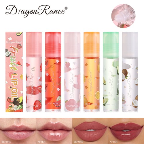 Фруктовый роликовый блеск для губ Dragon Ranee, 6,3 мл. 