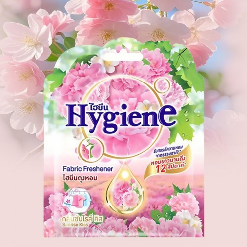 Ароматизатор-саше для белья, шкафа, машины РАССВЕТНЫЙ ПОЦЕЛУЙ Hygiene, 8 гр. Таиланд