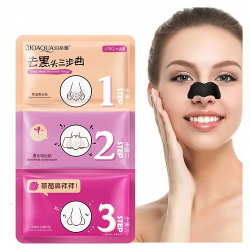 Трехступенчатая система очистки пор от черных точек Bioaqua