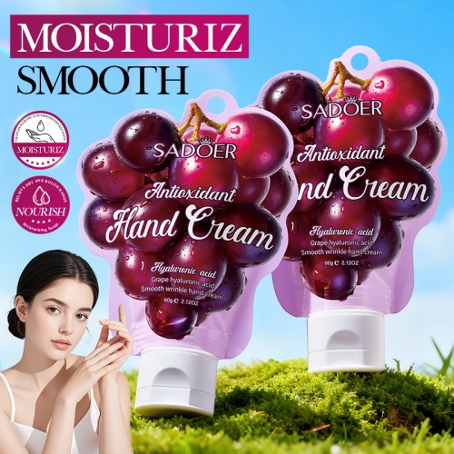 Крем для рук с экстрактом ВИНОГРАДА Sadoer, 60 гр.