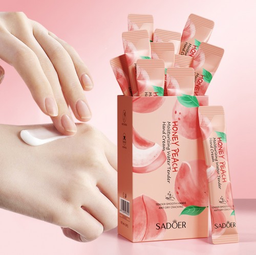 Набор кремов для рук с Персиком Sadoer, 20 стиков по 4 мл.