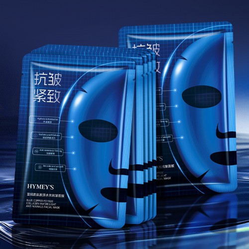 Тканевая маска для лица c пептидом голубой меди Hymey's