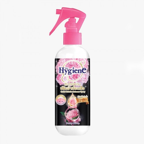 Спрей для быстрого разглаживания одежды без утюга парфюмированный ЦВЕТОК ПИОНА Hygiene, 220 мл. Таиланд
