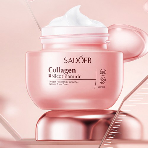 Крем для лица с коллагеном и ниацинамидом SADOER, 50 гр.