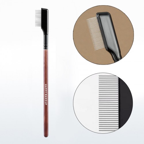 Металлическая расческа для разделения ресниц Happy Make up