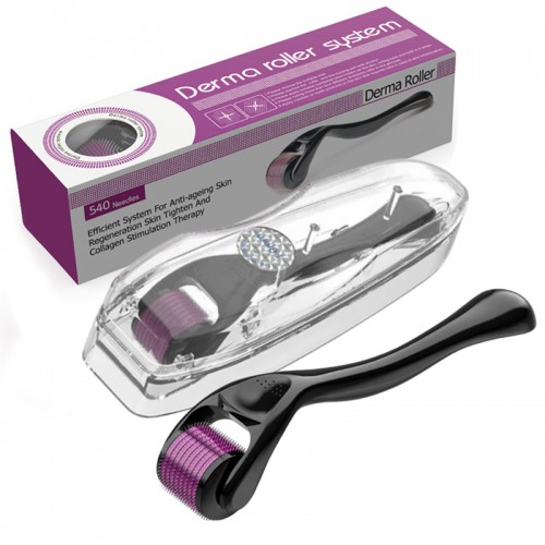 Мезороллер в пластиковом футляре Derma Roller System 540 игл.
