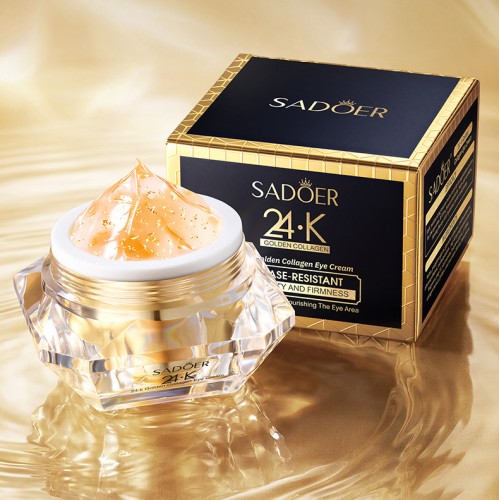 Крем для глаз с золотом и коллагеном Sadoer, 15 гр.