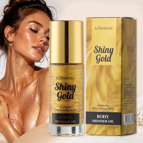 Мерцающее масло для тела Kormesic, 30 мл. Оттенок: SHINY GOLD