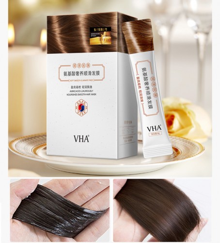 Набор питательных масок для волос с аминокислотами в индивидуальных саше VHA Soft Smooth Eliminate Frizz 14 шт. * 8 гр.